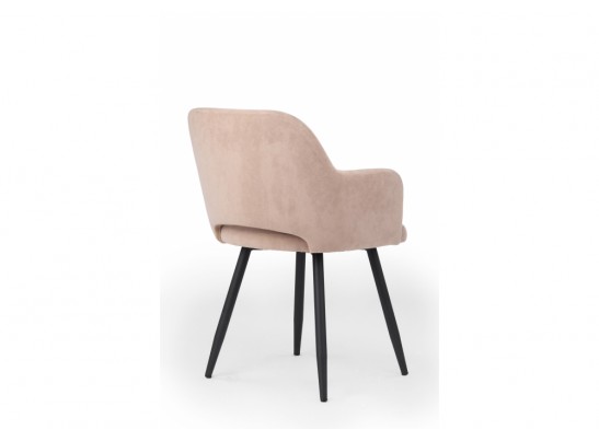 Стул на металлокаркасе Эолин 360 латте (glory 10) / черный в Кургане