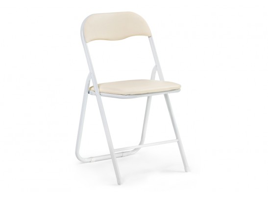 Стул на металлокаркасе Fold 1 складной beige / white в Кургане