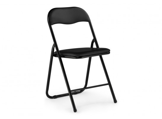 Стул на металлокаркасе Fold 1 складной black / black в Кургане