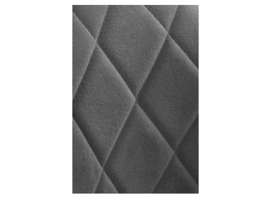 Стул на металлокаркасе Гутрид ромбы спереди темно-серый / черный каркас в Кургане