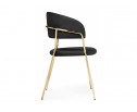 Стул на металлокаркасе Kamelia black / gold в Кургане