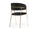 Стул на металлокаркасе Kamelia black / gold в Кургане