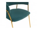 Стул на металлокаркасе Kamelia green / gold в Кургане