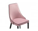 Стул на металлокаркасе Kora 1 light purple / black в Кургане