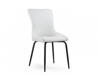 Стул на металлокаркасе Lado white / black