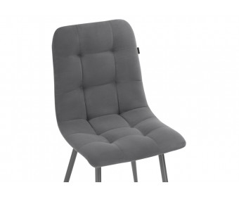 Стул на металлокаркасе Нора темно-серый / серый