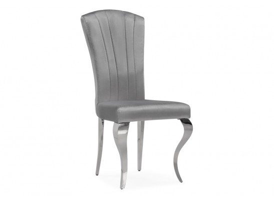 Стул на металлокаркасе Sally dark grey / steel в Кургане