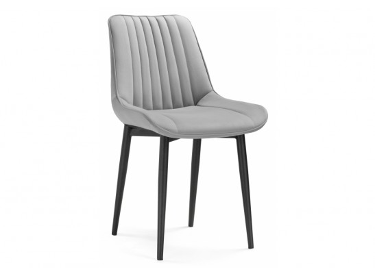 Стул на металлокаркасе Седа К светло-серый / черный в Кургане