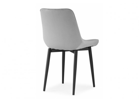 Стул на металлокаркасе Седа К светло-серый / черный в Кургане