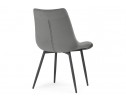 Стул на металлокаркасе Sidra dark gray / black в Кургане