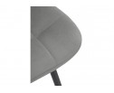 Стул на металлокаркасе Sidra dark gray / black в Кургане