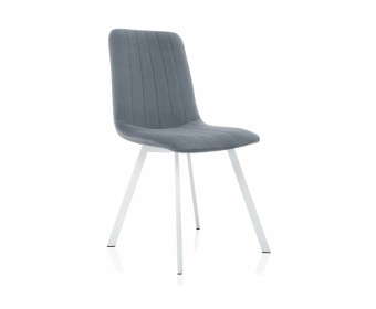 Стул на металлокаркасе Sling white / gray