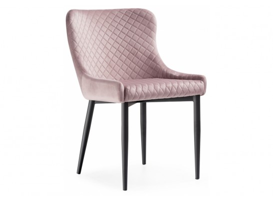 Стул на металлокаркасе Teo light purple / black в Кургане