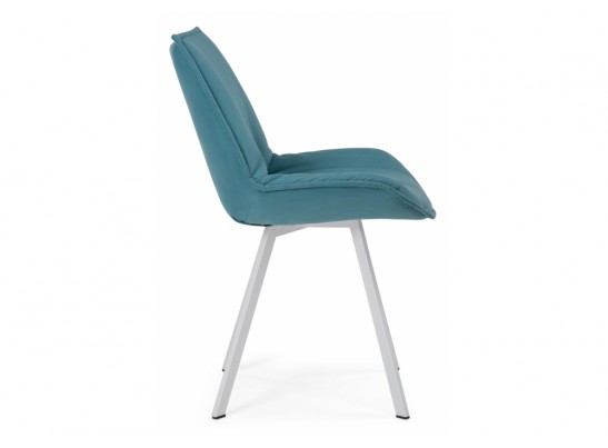 Стул на металлокаркасе Тува бирюзовый / белый каркас в Кургане
