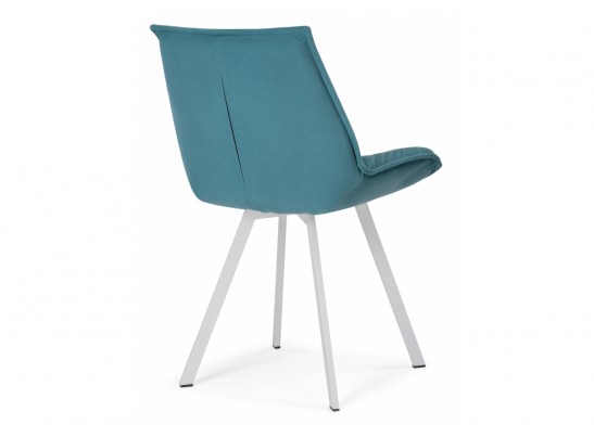 Стул на металлокаркасе Тува бирюзовый / белый каркас в Кургане