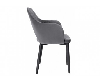 Стул на металлокаркасе Vener gray new