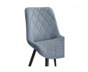 Стул на металлокаркасе Fox light blue / black в Кургане
