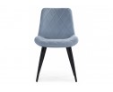 Стул на металлокаркасе Fox light blue / black в Кургане