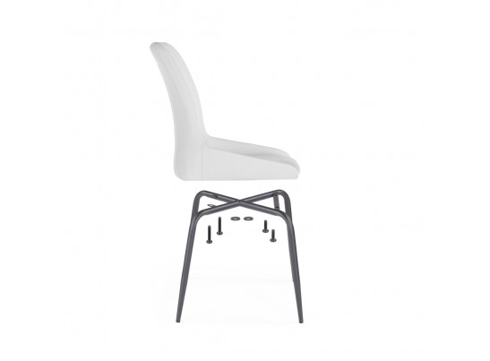 Стул на металлокаркасе Lado white / black в Кургане