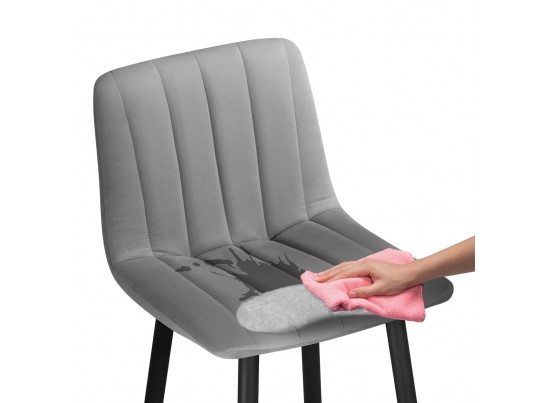 Полубарный стул Дани темно-серый 32 / черный в Кургане