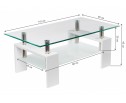 Журнальный столик CT1-052 110х60х45 white в Кургане