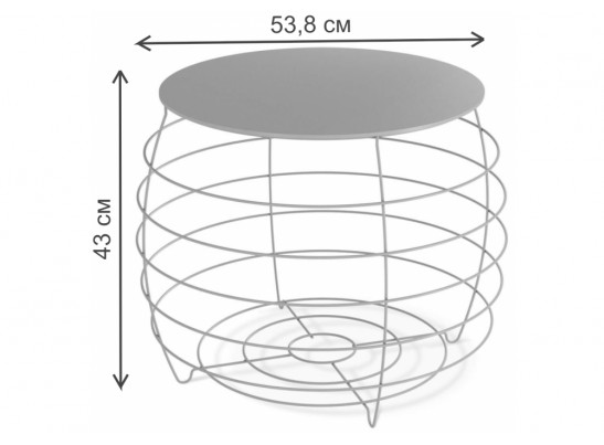 Журнальный столик SHT-CT77 бразо / мятный в Кургане