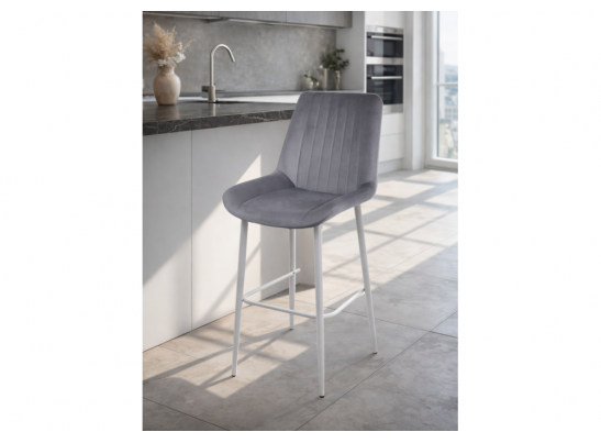 Полубарный стул Седа темно-серый (zd 995) / серый в Кургане