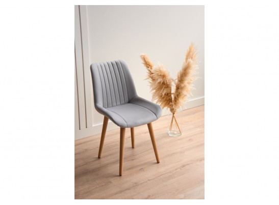 Деревянный стул Седа светло-серый (zd 960) / светлое дерево в Кургане