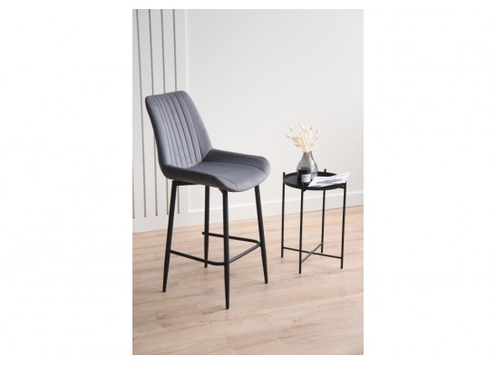 Полубарный стул Седа 360 темно-серый (zd 995) / черный в Кургане
