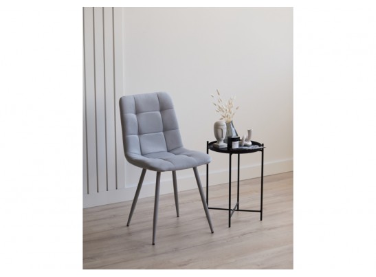 Стул на металлокаркасе Чилли светло-серый / серый в Кургане