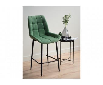 Полубарный стул Челси 360 фисташковый (zd 651) / черный