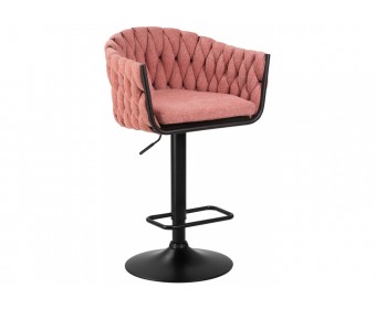 Барный стул 9690-LM Leon розовый / черный