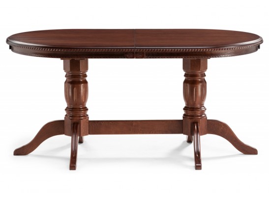 Деревянный стол Эвклаз овальный миланский орех в Кургане