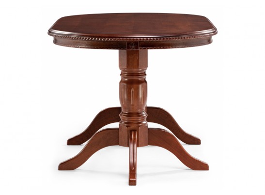 Деревянный стол Эвклаз овальный миланский орех в Кургане