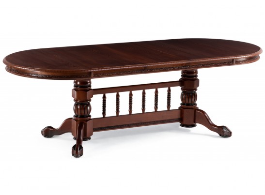 Деревянный стол Кантри орех с коричневой патиной в Кургане