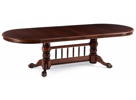 Деревянный стол Кантри орех с коричневой патиной в Кургане