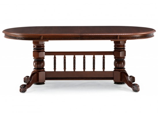 Деревянный стол Кантри орех с коричневой патиной в Кургане