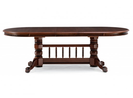 Деревянный стол Кантри орех с коричневой патиной в Кургане