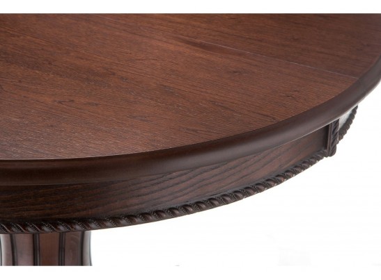 Деревянный стол Павия 90(120)х90х80 орех с коричневой патиной в Кургане