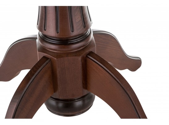 Деревянный стол Павия 90(120)х90х80 орех с коричневой патиной в Кургане