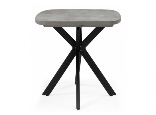 Деревянный стол Кортез 32 116(160)x77 раздвижной цемент / черный в Кургане