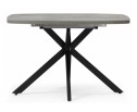 Деревянный стол Кортез 32 116(160)x77 раздвижной цемент / черный в Кургане