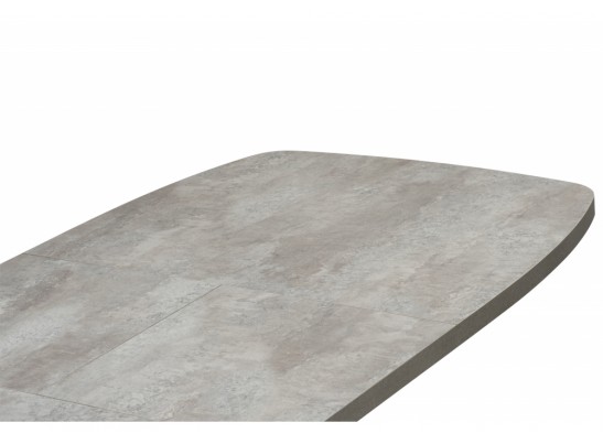 Деревянный стол Кортез 32 116(160)x77 раздвижной цемент / черный в Кургане