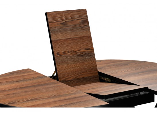 Деревянный стол Регна дерево / черный каркас в Кургане