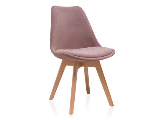Деревянный стул Bonuss light purple / wood в Кургане