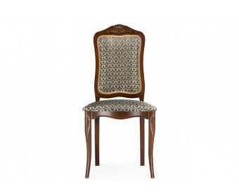 Деревянный стул Эмилин бежевый тк. М14 (Т56) / вишня