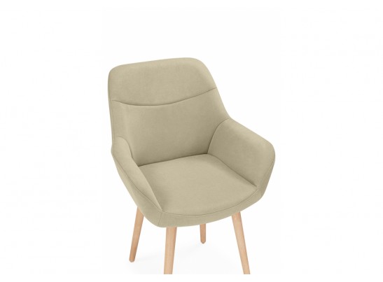 Деревянный стул Флюид 360 бежевый (zd 210) / светлое дерево в Кургане