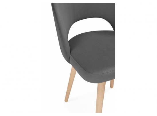 Деревянный стул Курбис темно-серый (zd 995) / светлое дерево в Кургане