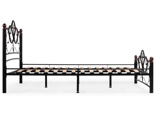 Двуспальная кровать Виктори 2 160х200 черная в Кургане