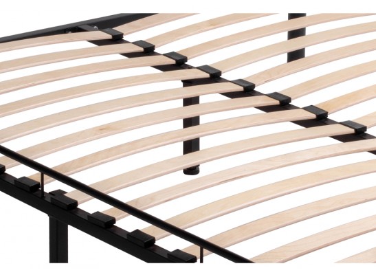 Двуспальная кровать Виктори 2 160х200 черная в Кургане